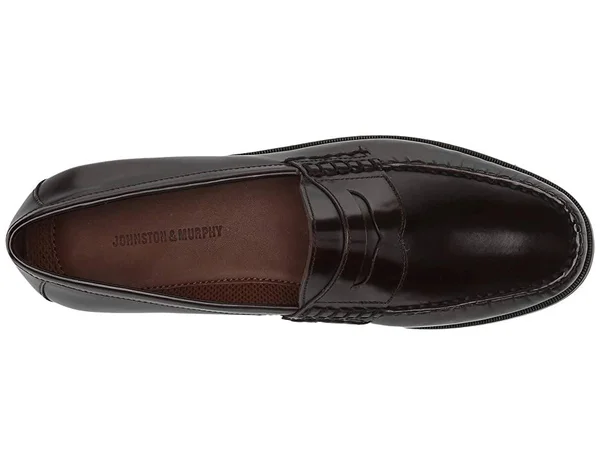 Men's Johnston & Murphy Pannell Penny Loafer, Size 7.5 M - Burgundy