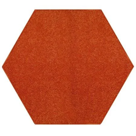 Saturn Collection Kids Favourite Area Rugs Orange - 10' Hexagon