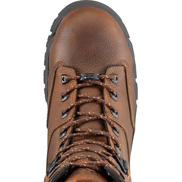 Timberland Pro Men's 8 in. Helix Composite Toe Waterproof Work Boot, Brown