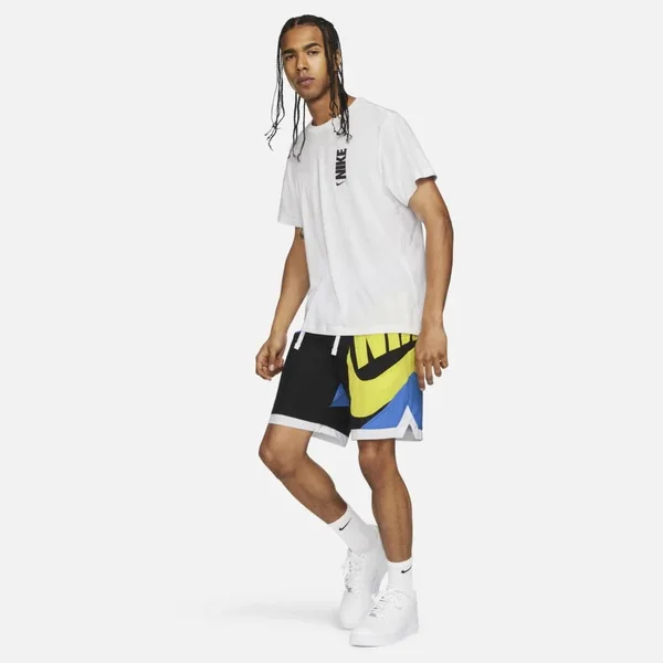 Nike Men's Dri-Fit Throwback Futura Basketball Shorts - Small, Blue