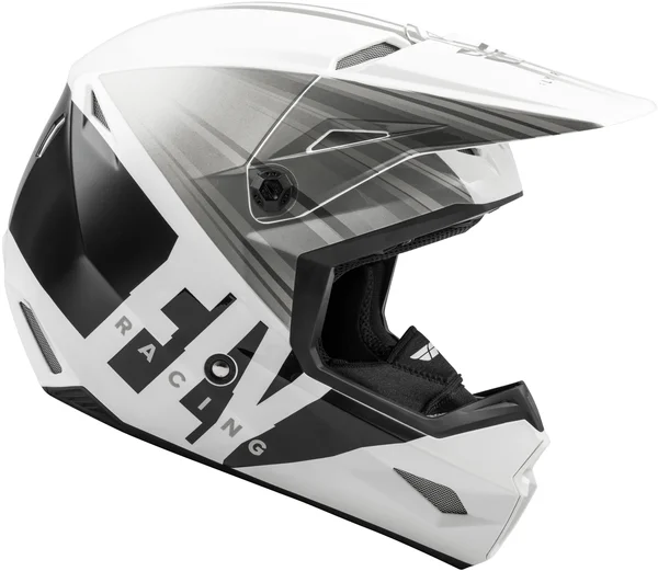 Fly Racing Kinetic Cold Weather Helmet - 2020 SM White/Grey/Black