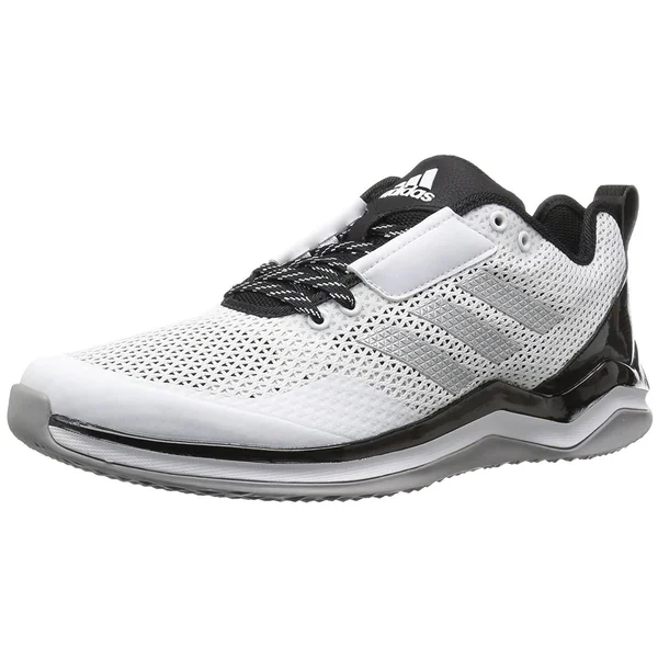 Men's Speed Trainer 3 Shoes - White/Silver/Black, 4.5, Adidas