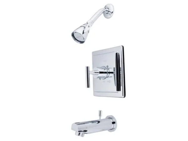 Kingston Brass KS8728CML Manhattan Widespread Kitchen Faucet with Sprayer, Satin Nickel