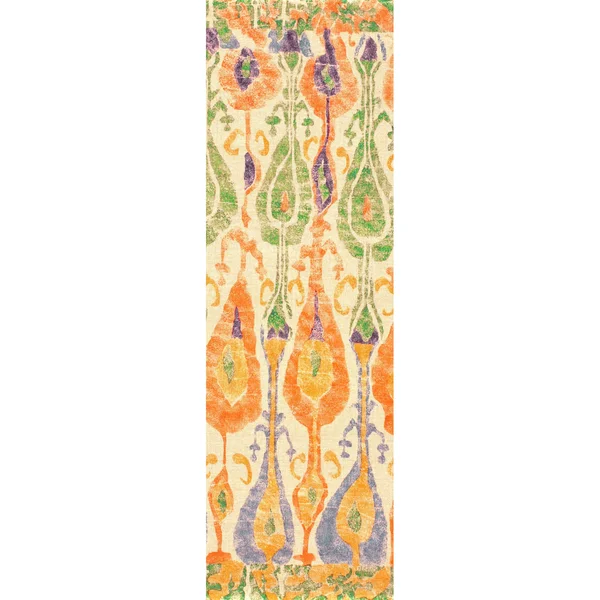 nuLOOM Natural Machine Woven Paisley Jute Area Rug, 4& x 6&