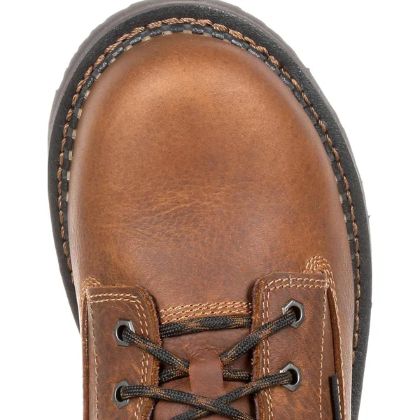 Men's Brown Georgia Giant Revamp Waterproof Work Boot Size 8.5(Wide)