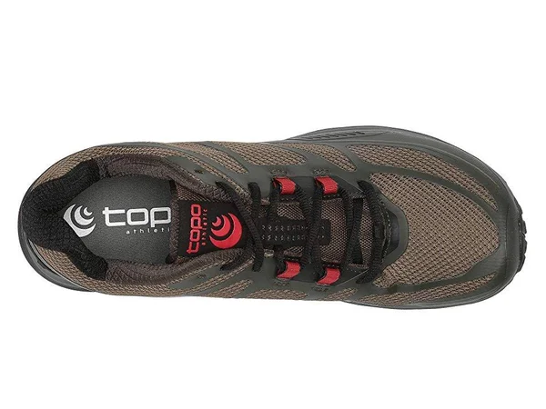 Topo Athletic Terraventure 2 Trail Running Shoe - Men's Olive/Red - 15