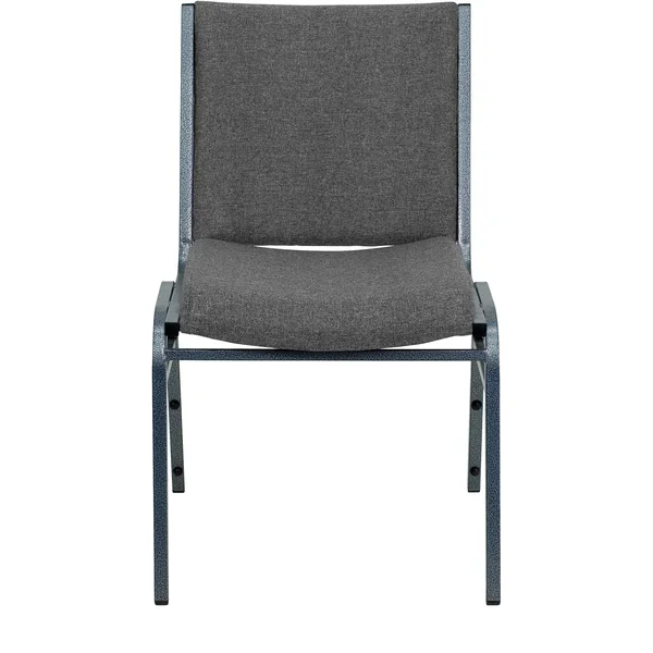 Flash Furniture 4 Pack Hercules Series Heavy Duty Gray Fabric Stack Chair