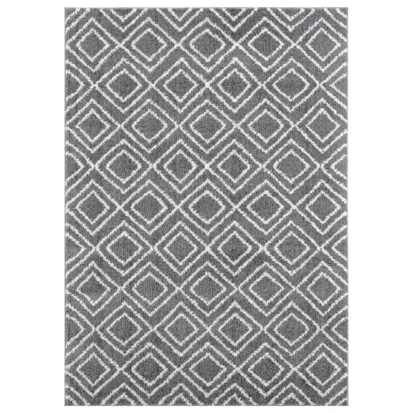 Carson Carrington Tovhult Machine-made Shag Area Rug - 2&7x22 x 7&2x22 Runner - Grey