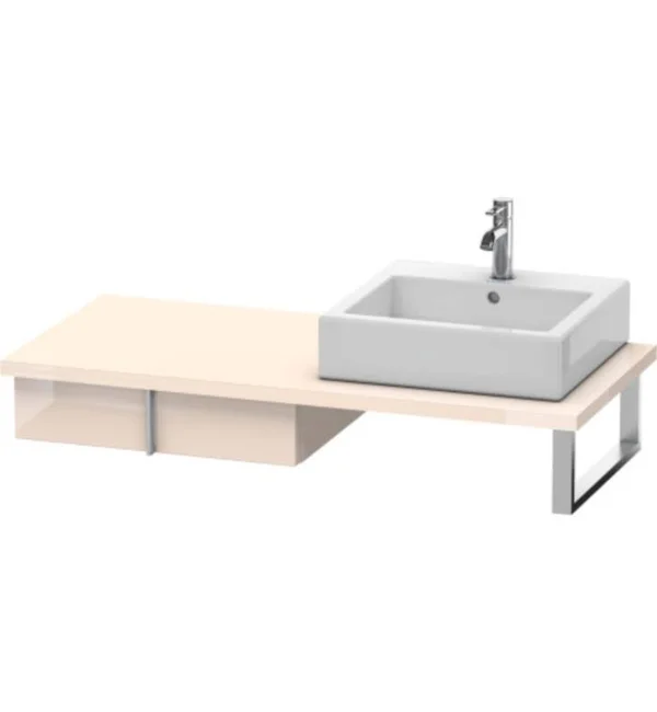 Duravit VE656907979 Vero 23 5/8x22 Wall Mount Single Bathroom Vanity with One Drawer for Console - Natural Walnut (decor)
