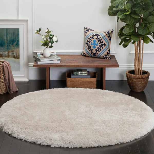Safavieh Luxe Shag Red 3 ft. x 5 ft. Area Rug