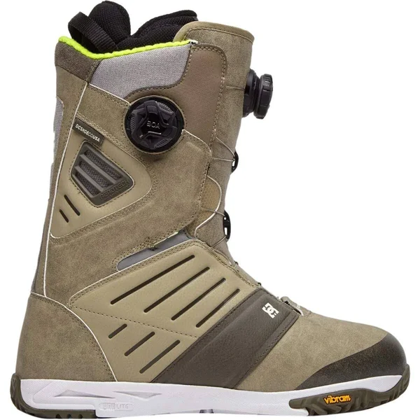 DC Judge Dual Boa Snowboard Boots Men's Snow Shoes Tan : 8 D - Medium