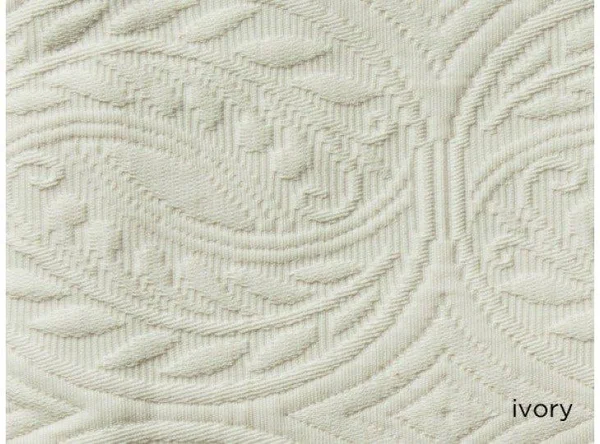 Peacock Alley Vienna Bedskirt, King, White