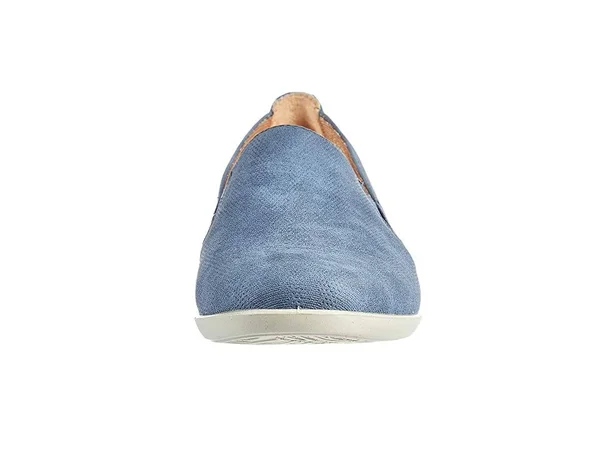 LifeStride Women's Neon Slip On, Navy Microsuede