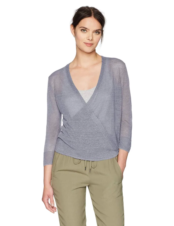 Nic+Zoe Women's Plus 4-Way Cardy - Light Stone - Size 2x