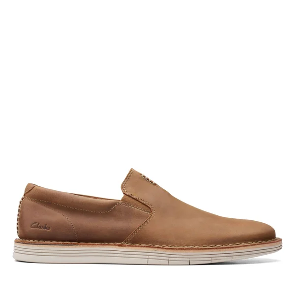 Clarks Men's Forge Free Shoes - Tan Leather