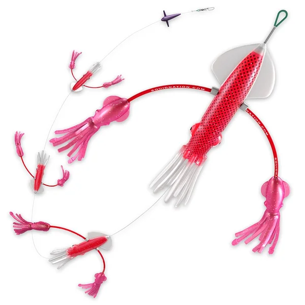 Squidnation Flippy-Floppy Daisy Chain - Tuna Candy & Pink