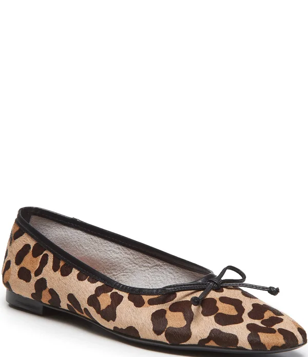 Schutz Arissa Flats Natural/Black 7.5