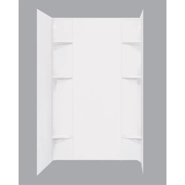 Mustee White Shower Wall Set 260WHT