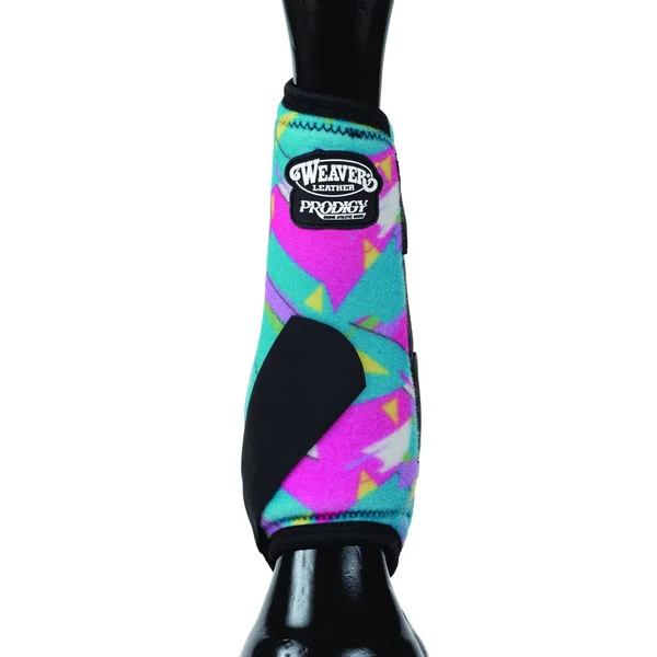 Prodigy Athletic Boots - Front, Two-Pack, Leopard, Small
