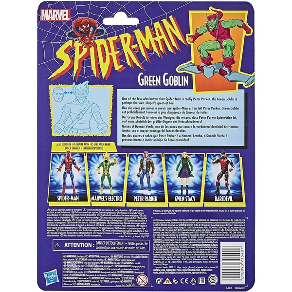 Marvel Legends Spider-Man Green Goblin Retro Action Figure