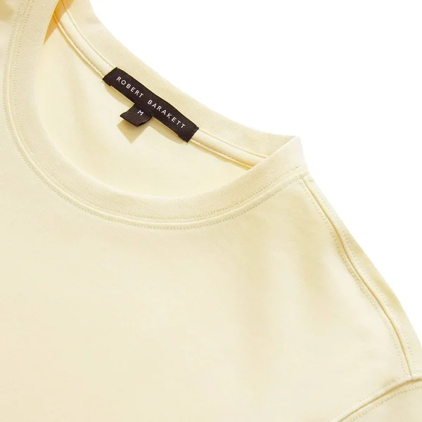 Georgia Crew Neck T-Shirt - M, Pale Yellow