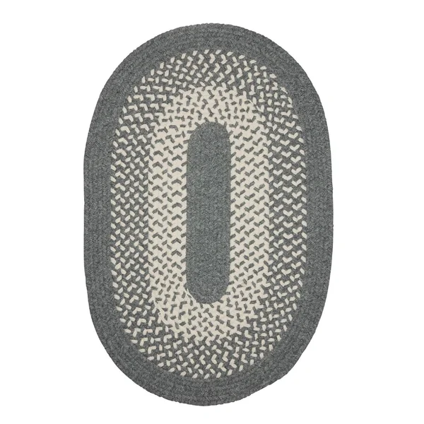 Colonial Mills Jackson Gray 7&x9& Oval Rug