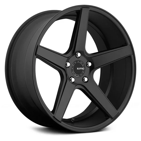 KMC District Km685 Wheel 20x9 5x112 Satin Black 25mm