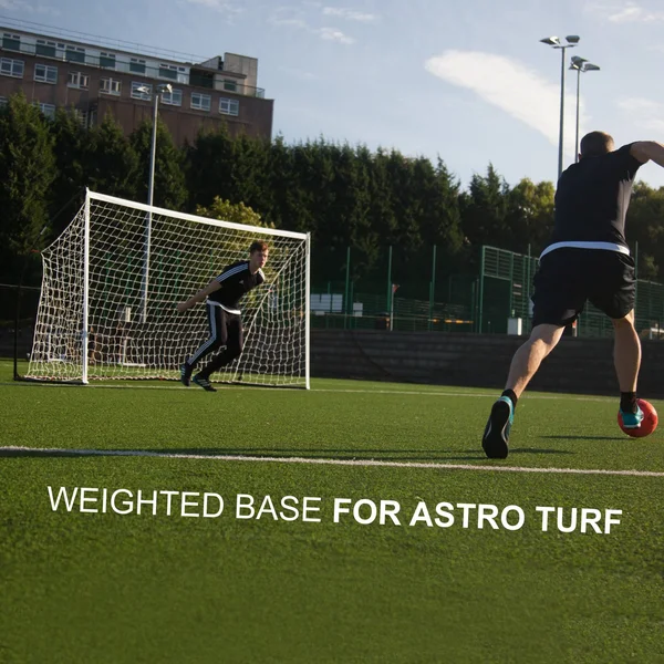 QUICKPLAY Kickster Elite Portable Soccer Goal with Integrated Weighted Base for Indoor & Outdoor Soccer [Single Goal]