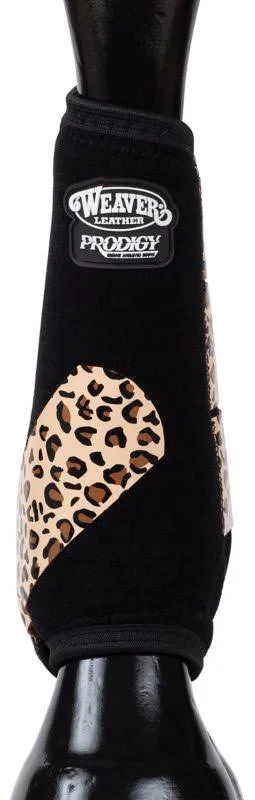 Prodigy Athletic Boots - Front, Two-Pack, Leopard, Small