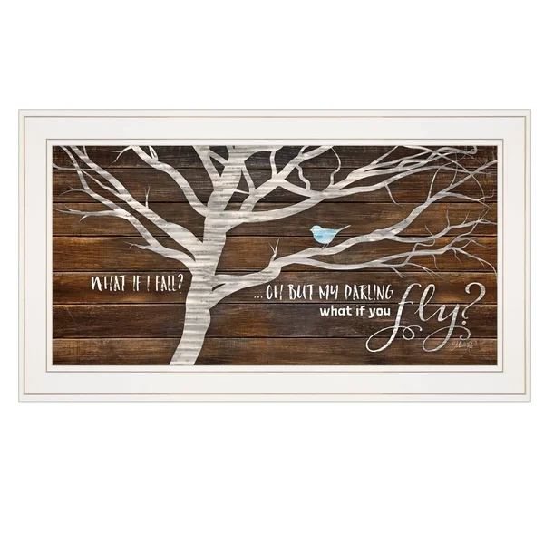 Spread Your Wings 2-Piece Vignette by Marla Rae, Black Frame
