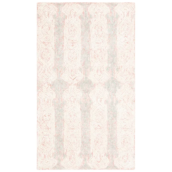 Safavieh Glamour Rug Collection GLM536U - Light Pink, Ivory - 3& x 5&
