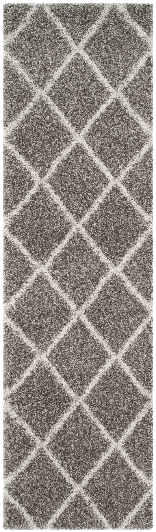 Safavieh Hudson Shag Grey, Ivory Rug - SGH281B - 3& x 5&