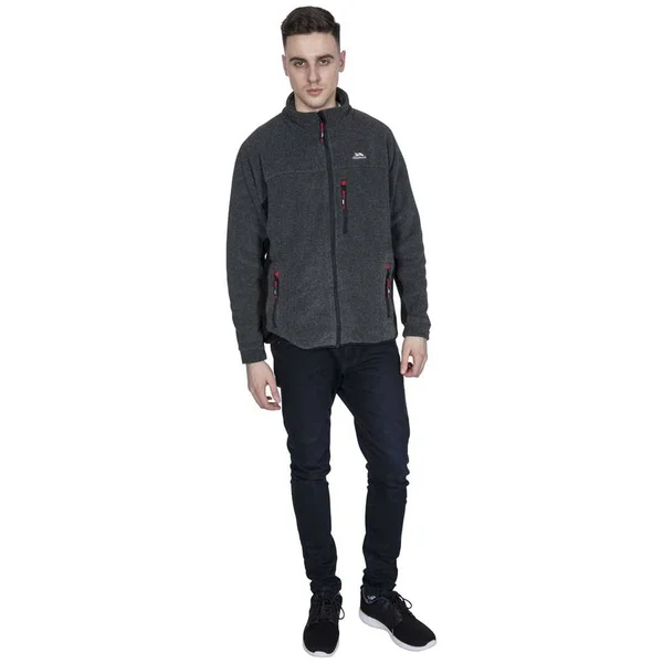 (S, Black) Trespass Mens Jynx Full Zip Fleece Jacket