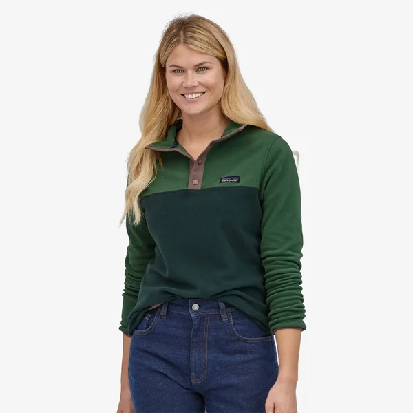 Patagonia Women's Micro D Snap-T Pullover Northern Green, S