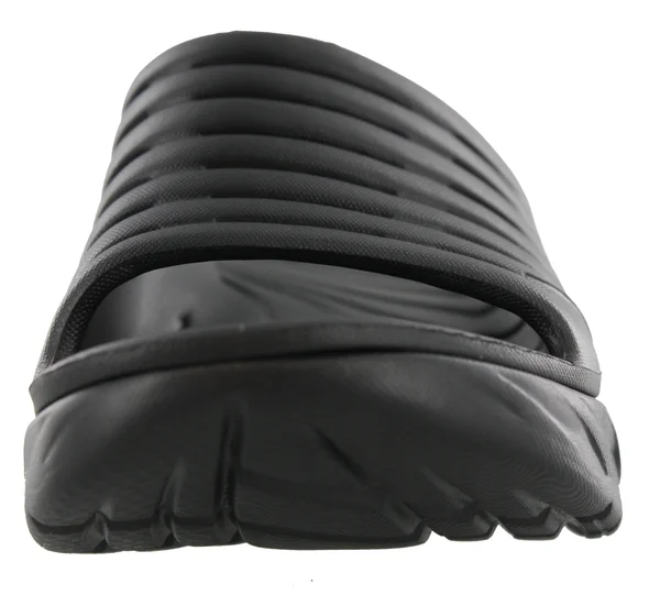 Hoka One One Ora Recovery Slide Women's - Ebony/Dresden Blue - 11