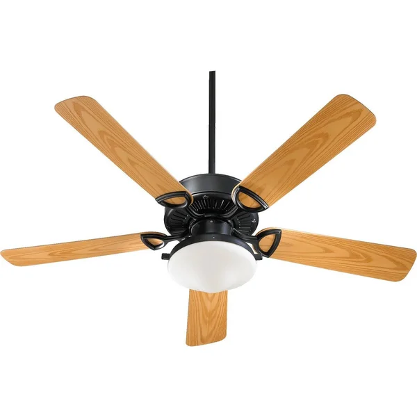Quorum 143525-959 Estate Patio Outdoor Ceiling Fan - Matte Black