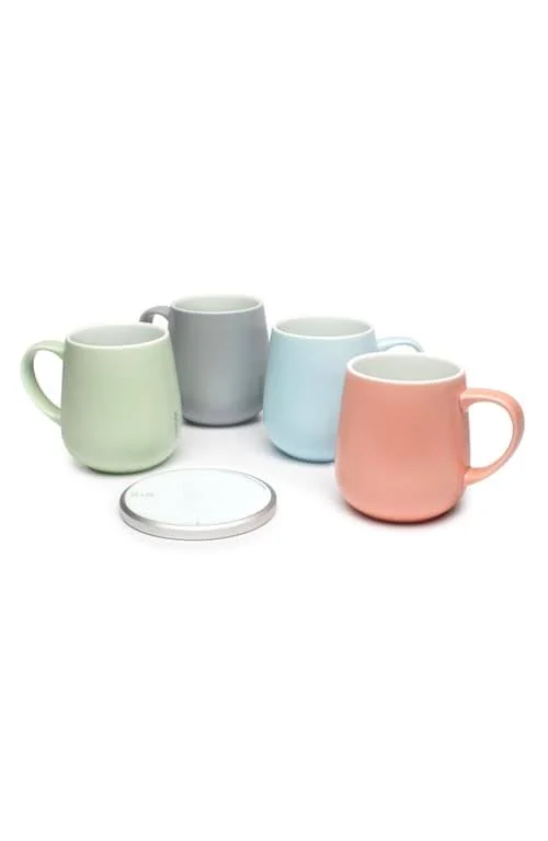 Ohom Kopi Smart 4-Piece Mug & Warmer Set, Size One Size - none