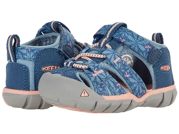 Keen Toddler Seacamp II CNX Sandal - 6 - Real Teal - Stone Blue