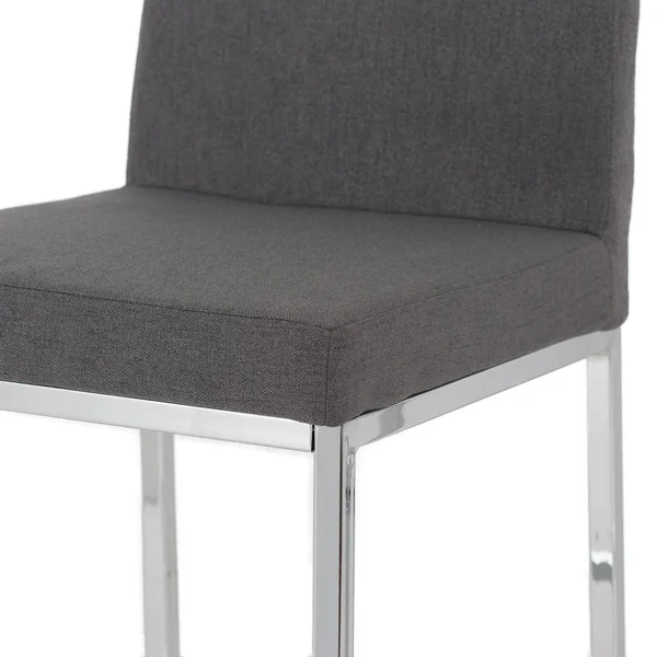 CorLiving Bar Height Fabric Barstools with Chrome Legs Set of 2