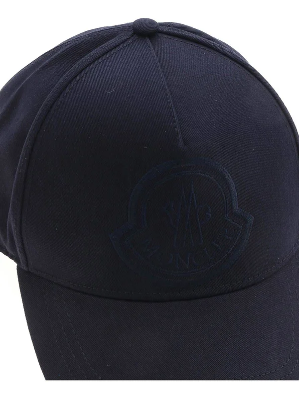Moncler Logo Cap - Blue - Hats