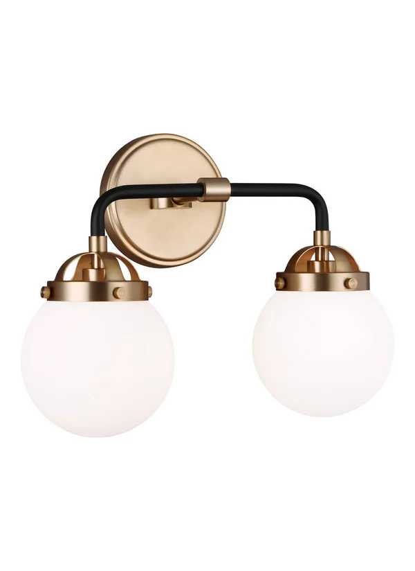 Sea Gull Lighting-4487902-848-Cafe - 2 Light Bath Vanity Satin Bronze