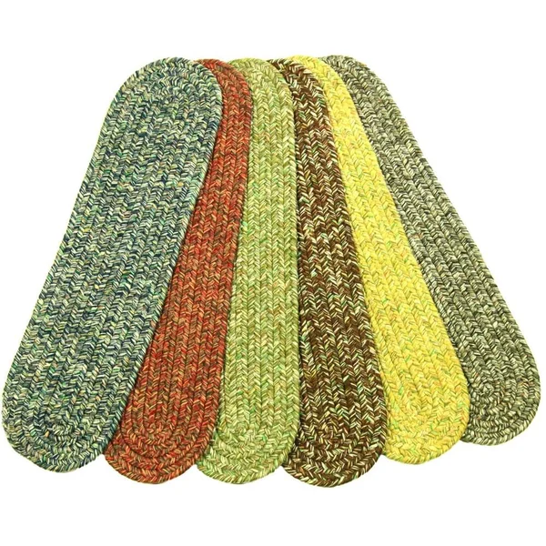 Rhody Rug Sandi Indoor/Outdoor Braided Rug - Graphite 4& x 6& Oval
