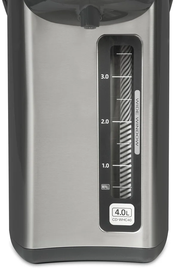 Zojirushi Cd-whc40xh Micom Water Boiler & Warmer 135 oz Stainless Gray - 8.25In x 11.25 x 13.5In