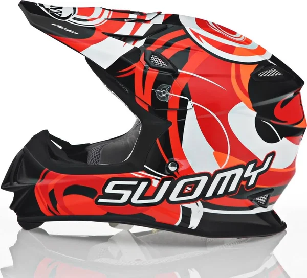 Suomy MX Jump Vortex Red Helmet Size Medium