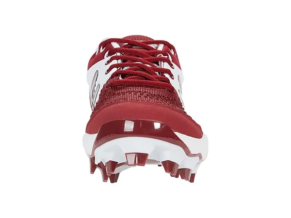 New Balance Men's 3000 V5 TPU Baseball Cleats, Maroon/White