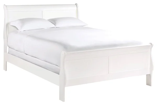 Mayville White Full Sleigh Bed
