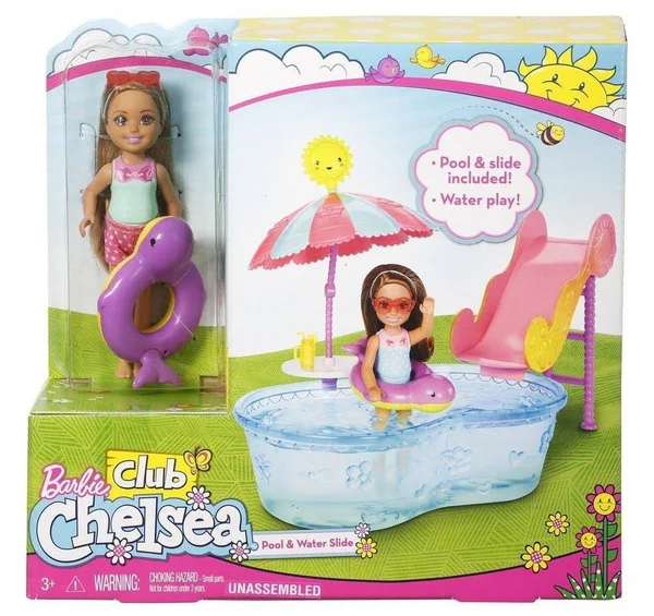 Barbie Club Chelsea Pool & Water Slide