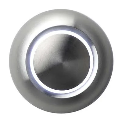 Spore True LED Doorbell Button LED Color: White, Finish: Brushed Aluminum TDB-W-AL