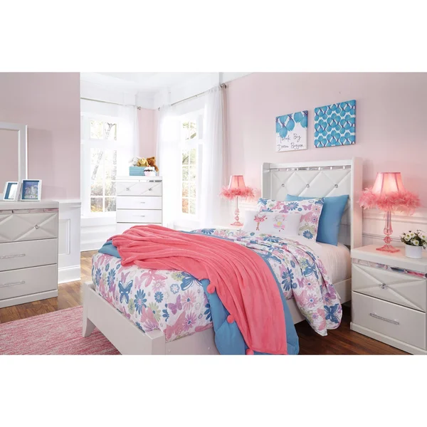 Signature Design by Ashley - Dreamur Twin Panel Headboard - Champagne