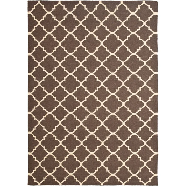 Safavieh Dhurries Light Green/Ivory 8 ft. x 8 ft. Square Area Rug